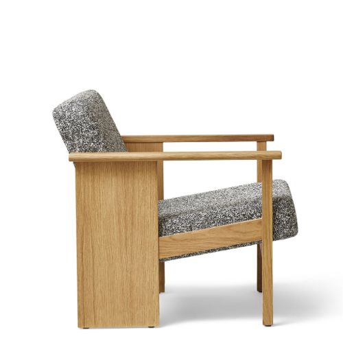 Form & Refine Block Lounge Chair  - Oak/Zero