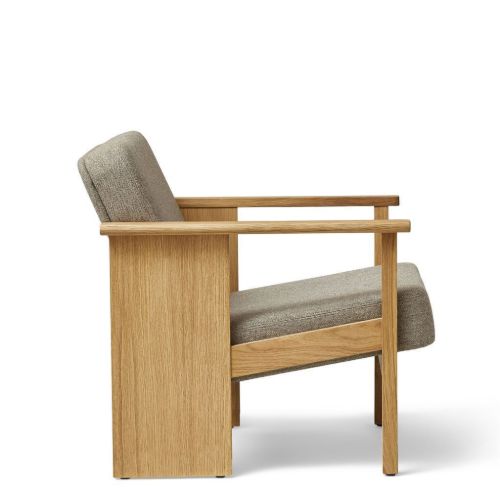 Form & Refine Block Lounge Chair  - Oak/Hallingdal 65