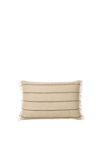 Ferm Living Calm Cushion 40x60 cm - Camel/Black