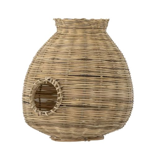 Bloomingville Ottine Lanterne m/Glas H: 26 cm - Natur/Bambus