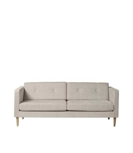 FDB Møbler Firhøj 2,5 Pers Sofa L: 198 cm - Tangent/Beige