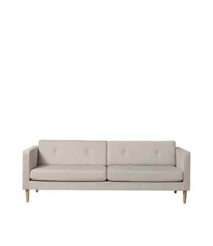 FDB Møbler Firhøj 3 Pers Sofa L: 228 cm - Tangent/Beige