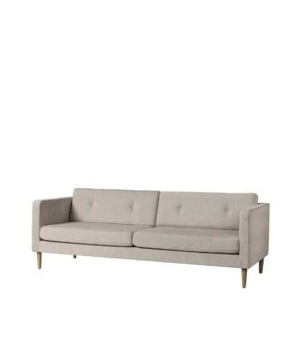FDB Møbler Firhøj 3 Pers Sofa L: 228 cm - Tangent/Beige