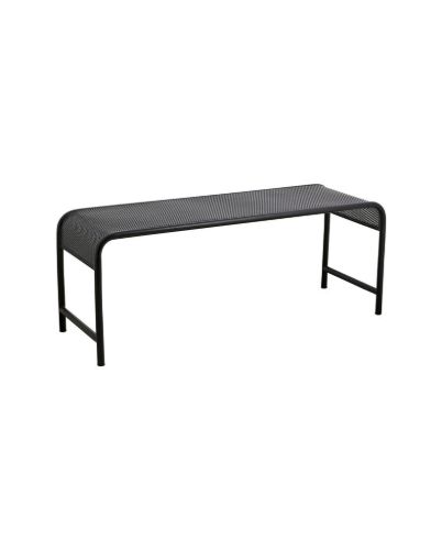 Nordal BRENTA Havebænk L: 122 cm - Sort