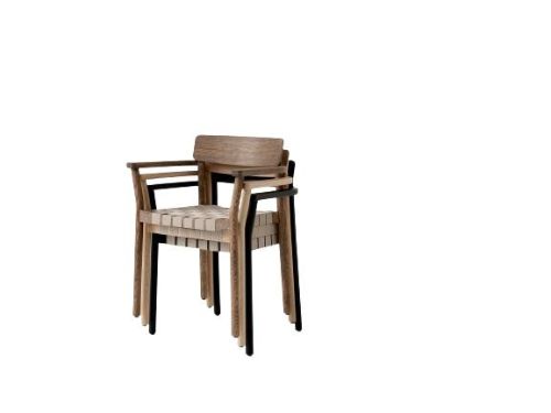 &Tradition Betty TK9 Armchair  - Smoked Oiled Oak/Natural Webbing