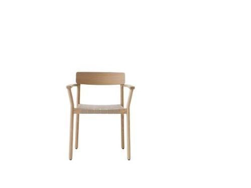 &Tradition Betty TK9 Armchair  - Lacquered Oak/Natural Webbing