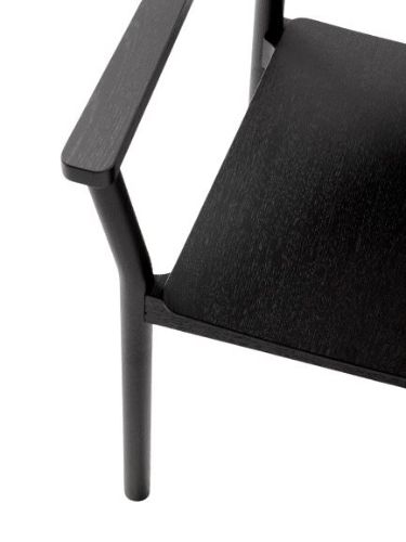 &Tradition Betty TK10 Armchair  - Black Lacquered Oak