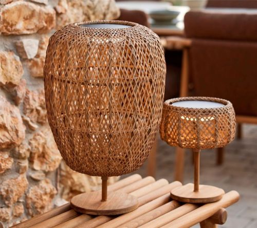 Cane-line Outdoor Illusion Glow Lampe Lille Ø: 22 cm - Natural