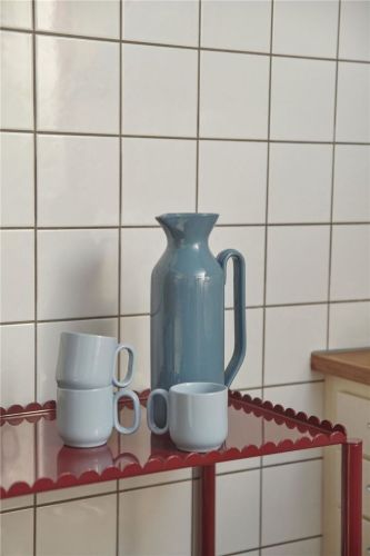 HAY Barro Jug Tall 2 Liter H: 32 cm - Dark Blue