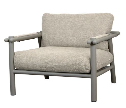 Cane-line Outdoor Sticks Loungestol inkl. Hynder - Taupe/Desert Sand
