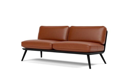 Fredericia Furniture 1712 Spine Lounge Suite Sofa - Læder Cera/Ask
