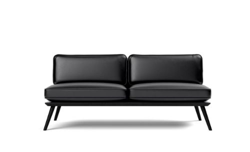 Fredericia Furniture 1712 Spine Lounge Suite Sofa - Læder Primo/Ask