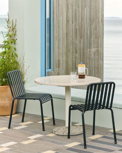 HAY Ceramic Table Ø: 90 cm - Warm White