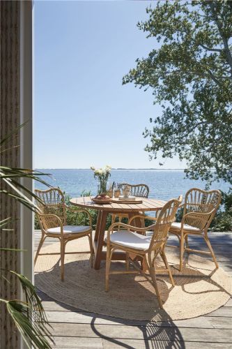 Sika-Design George og Margret Havemøbelsæt - Teak/Natural