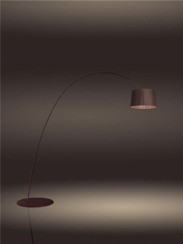 Foscarini Twiggy Elle Wood Gulvlampe H: 232cm - Burgundy/Rosewood