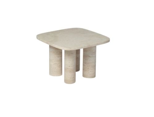 Blomus Volos Side Table S Rectangular 34x52 cm - Travertine