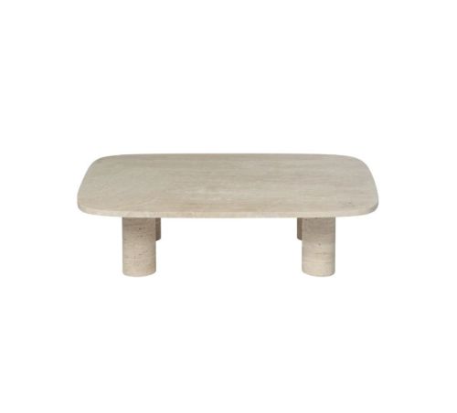 Blomus Volos Coffee Table L Rectangular 26x100 cm - Travertine