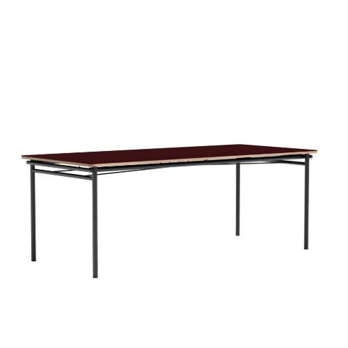 Please Wait To Be Seated Taffel Spisebord Med Udtræk 90x200/320 cm - Burgundy