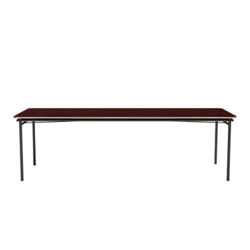 Please Wait To Be Seated Taffel Spisebord Med Udtræk 90x250/370 cm - Burgundy