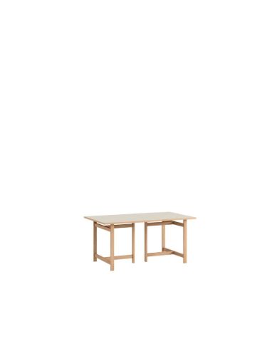 Moebe Rectangular Dining Table 160x90 cm - Light Grey