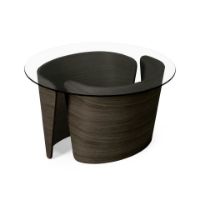 Billede af Sibast Furniture No 7 Loungebord 70x40 cm - Mørkolieret Eg/Glas
