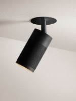 Billede af Thorup Copenhagen Patrone Recessed Ceiling Light Ø: 6 cm - Black Browned Brass