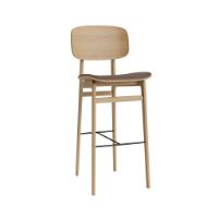 Billede af NORR11 NY11 Bar Chair SH: 75 cm - Natural/Dark Brown 21001