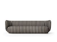 Billede af Ferm Living Rico 4-Seater Sofa Louisiana B: 260 cm - Sand/Black 