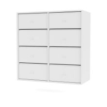 Billede af Montana Reol 1225 med Ophængsbeslag 69,6x69,6 cm - 38 Snow