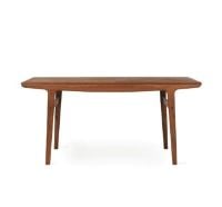 Billede af Warm Nordic Evermore Dining Table Fixed Top L: 160 cm - Oiled Teak 