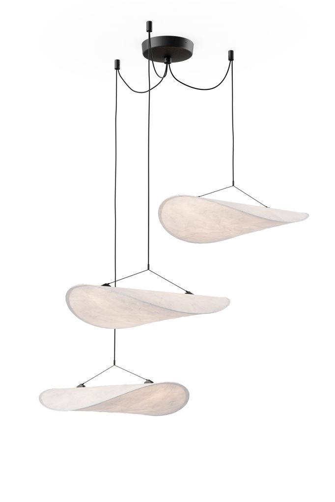 Billede af New Works Tense Chandelier Ø: 55 cm - White Tyvek