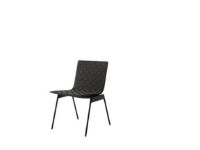 Billede af &Tradition Ville AV33 Andersen & Voll Outdoor Side Chair SH: 46 cm - Warm Black
