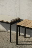 Billede af &Tradition Ville Seat Pad For AV28 Andersen & Voll Outdoor Bench - Sunbrella Heritage Papyrus