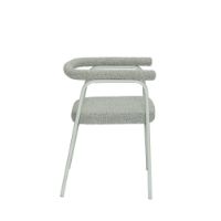 Billede af Hübsch Ecto Dining Chair SH: 50 cm - Green FORUDBESTIL: JUNI 2024