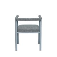 Billede af Hübsch Ecto Dining Chair SH: 50 cm - Grey FORUDBESTIL: JUNI 2024