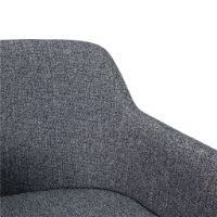 Billede af Hübsch Rest Office Chair SH: 45 cm - Dark Grey FORUDBESTIL: JUNI 2024