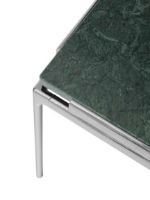 Billede af &Tradition Sett LN13 Coffee Table 100x100 cm - Dark Chrome Frame/Verde Guatemala Marble
