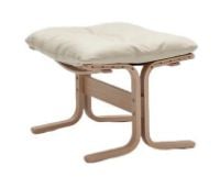 Billede af LK Hjelle Siesta Classic Fodskammel H: 45 cm - Nature/Prescott Ivory