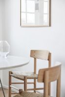 Billede af Fredericia Furniture 3239 J39 Mogensen Spisebordsstol SH: 46,5 cm - Lys Olieret Eg/Søgræs Flet 