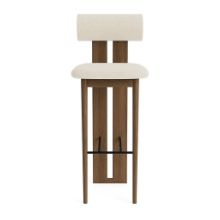 Billede af NORR11 Hippo Bar Chair SH: 75 cm - Light Smoked Oak/Barnum 24