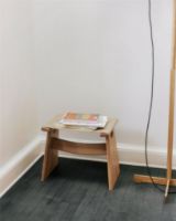 Billede af Fredericia Furniture Seto Stool SH: 43 cm - Natur Canvas/Eg Lys Olie