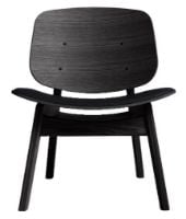 Billede af Ro Collection Pandora Lounge Sædepolstret SH: 39,1 cm - Black Lacquered Oak/Standard Black