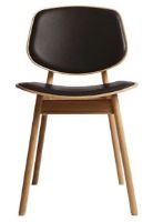 Billede af Ro Collection Pandora Spisebordsstol Sæde- og rygpolstret SH: 44,4 cm - Oiled Oak/Sandard Dark Brown