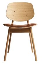 Billede af Ro Collection Pandora Spisebordsstol Sædepolstret SH: 44,4 cm - Oiled Oak/Supreme Nougat