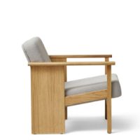 Billede af Form & Refine Block Lounge Chair SH: 39 cm - Oak/Grain