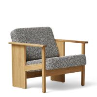 Billede af Form & Refine Block Lounge Chair SH: 39 cm - Oak/Zero