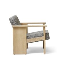 Billede af Form & Refine Block Lounge Chair SH: 39 cm - White Oak/Zero