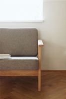 Billede af Form & Refine Block Lounge Chair SH: 39 cm - White Oak/Hallingdal 65
