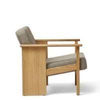 Billede af Form & Refine Block Lounge Chair SH: 39 cm - Oak/Hallingdal 65
