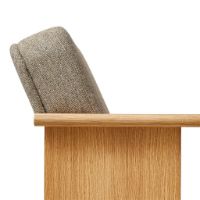 Billede af Form & Refine Block Lounge Chair SH: 39 cm - Oak/Hallingdal 65